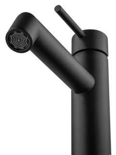 Смеситель для раковины Wonzon & Woghand WW-H1063-MB чёрный матовый